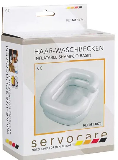 Haar-Waschbecken aufblasbar