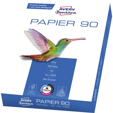 Kopierpapier A4 LaserInkCopy 90g weiß, 500 Blatt