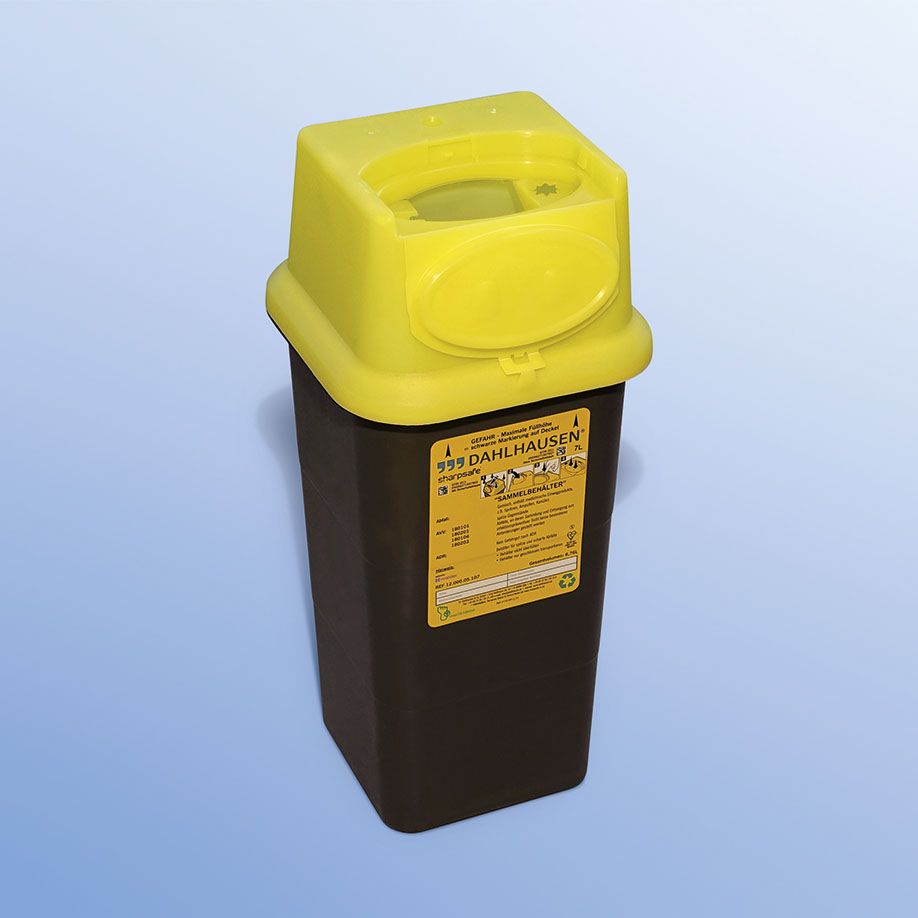 Kanülensammler/Abwurfbehälter Sharpsafe