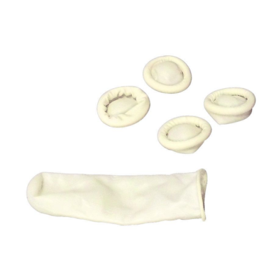 Fingerlinge Softhand puderfrei unsteril Latex Gr.M/3, 100 St