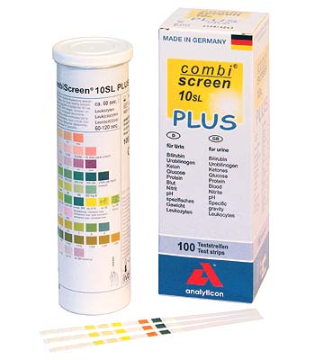 CombiScreen 10 SL PLUS Urinteststreifen, 100 Stk.