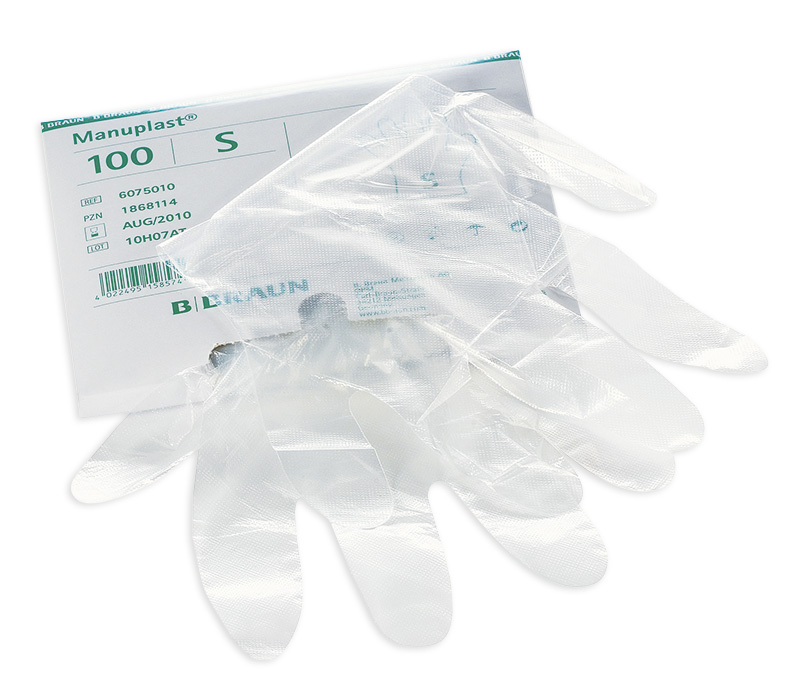 Manuplast PE Handschuhe Gr. L Herren, 100 Stk.