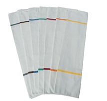 Textilwäschesack blau m. 2 Farbstreifen