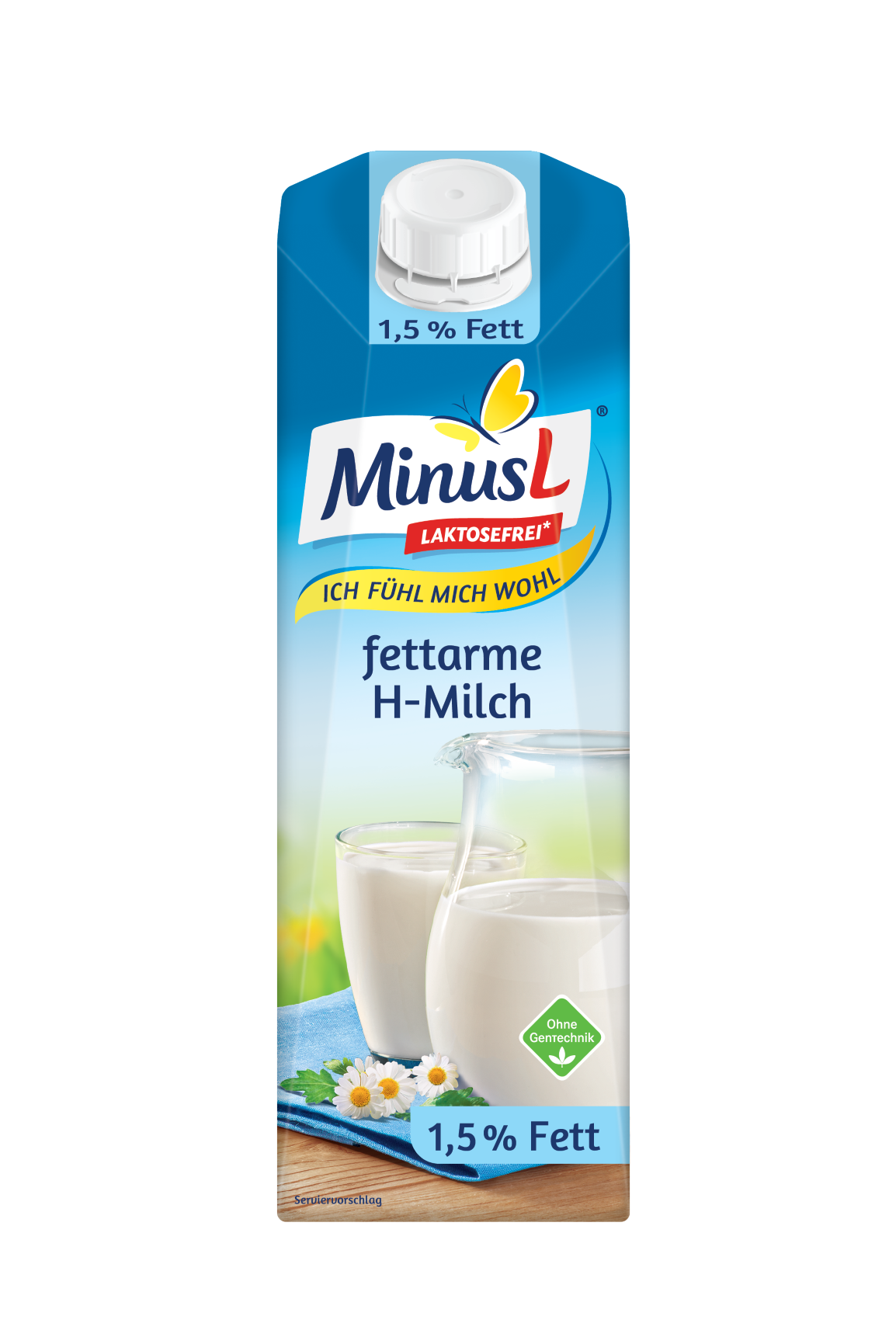 H-Milch 1,5% ohne Lactose, 1 L
