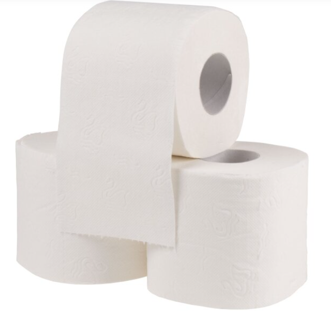 Toilettenpapier hochweiß 2-lagig, 8 Rollen