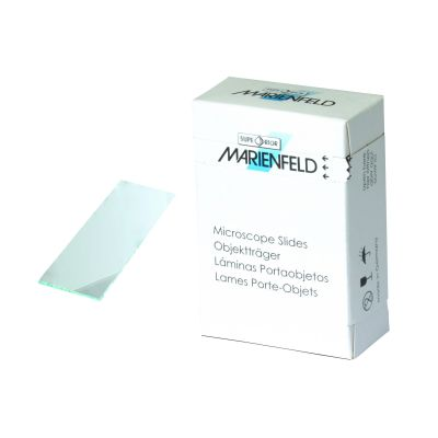 Objektträger mit Mattrand/ Marienfeld