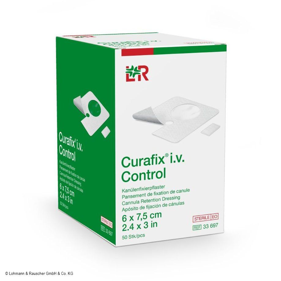 Kanülenfixierpflaster Curafix i.v. control