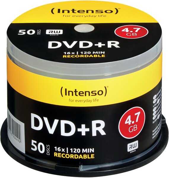 DVD+R 4,7GB 16-fach 120 min.Inkjet , 50 Stk.