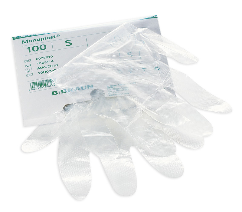 Manuplast PE Handschuhe Gr. S Damen, 100 Stk.