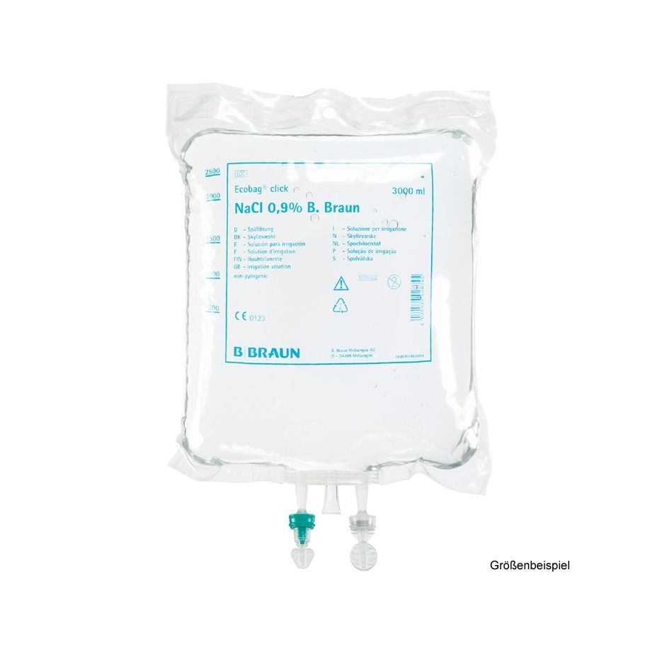 Kochsalzlösung 0,9% B. Braun Ecobag click Spüllösung