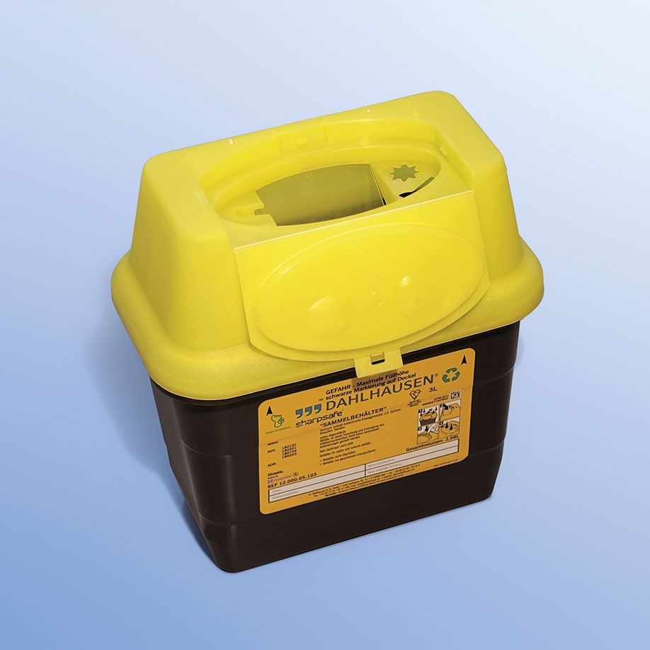 Kanülensammler/Abwurfbehälter SHARPSAFE