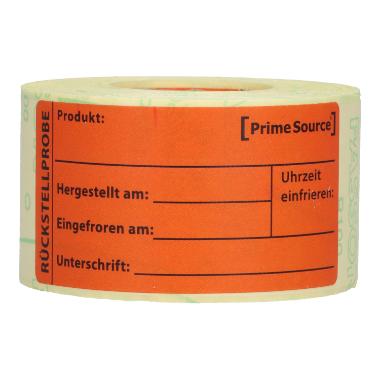 Label Rückstellprobe