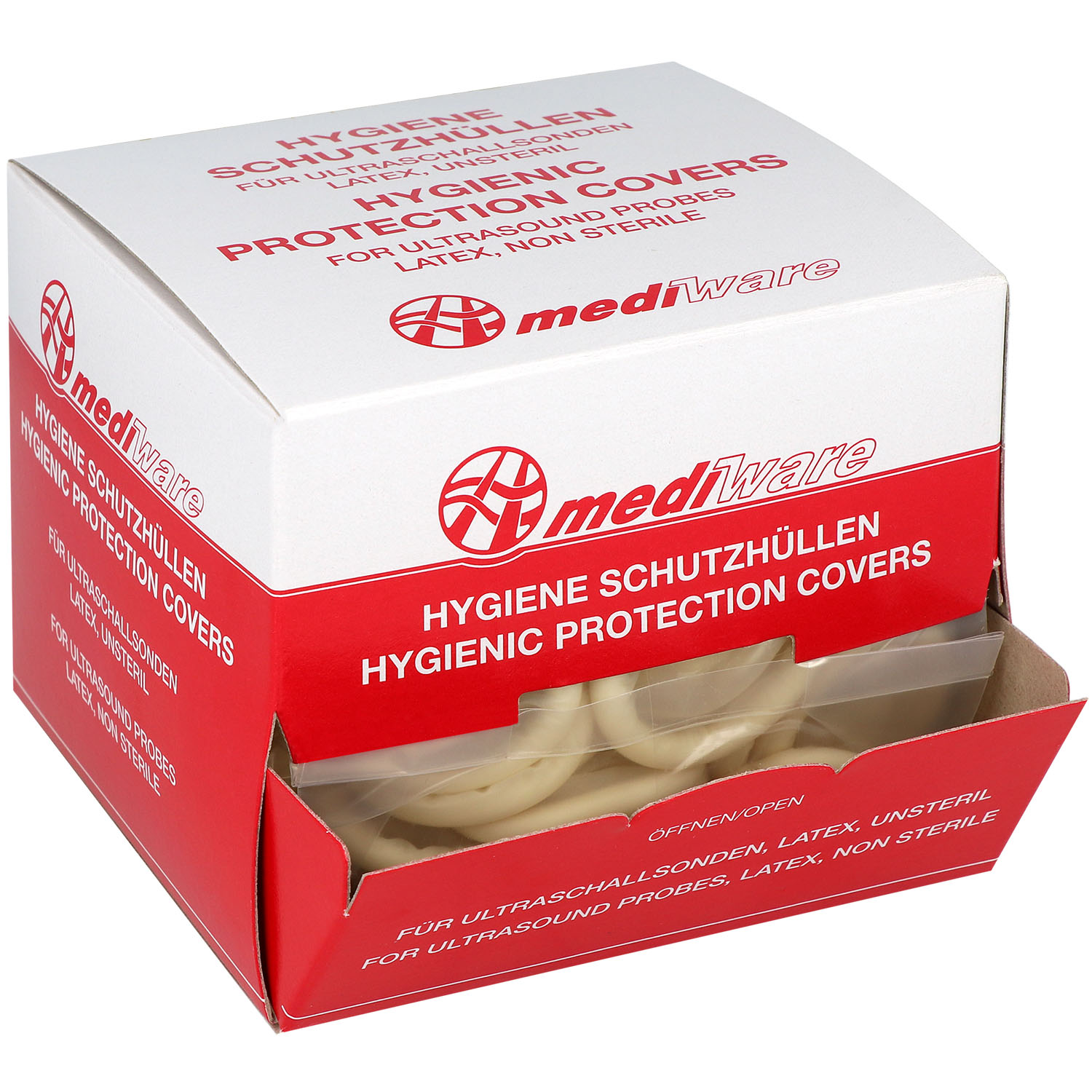 Ultraschall Schutzhüllen Mediware f. Sonden 32 mm, 144 Stk.