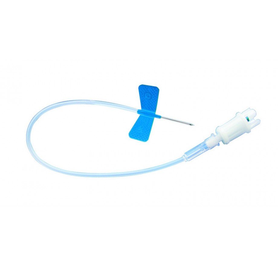 Multifly Safety Kanülen G23 blau 0,6x19mm/20cm Schl., 120 St