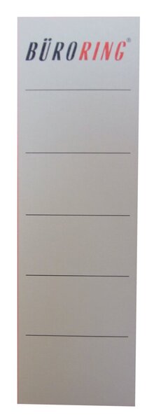 Ordner Rückenschild selbstklebend breit weiß, 10 Stk.