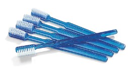 Einmal-Zahnbürsten mit Paste