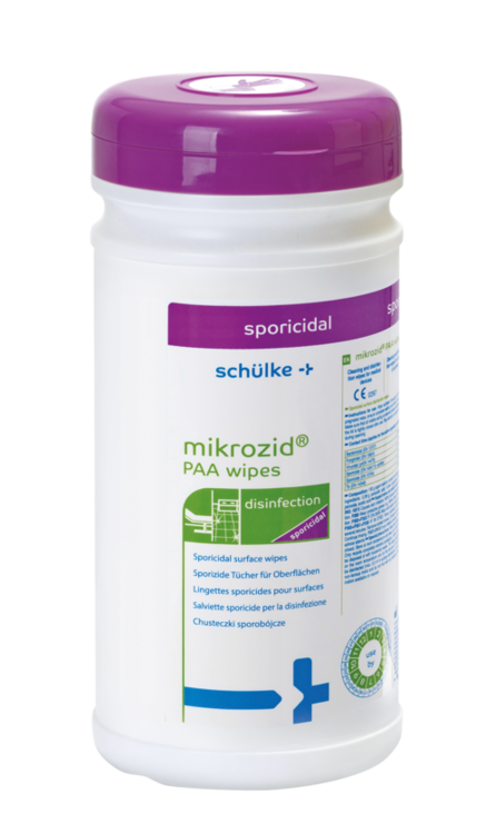 Flächendesinfektion Mikrozid PAA wipes