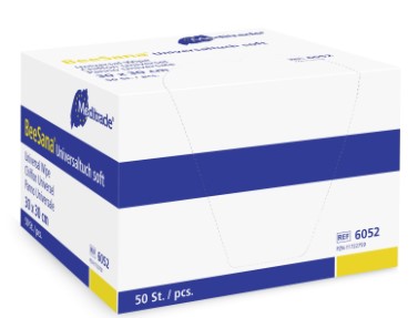 Universaltuch soft gefaltet 15x15 cm dick. Qualität, 50 Stk.