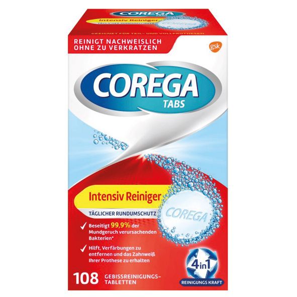 Gebissreiniger Corega Tabs intensiv