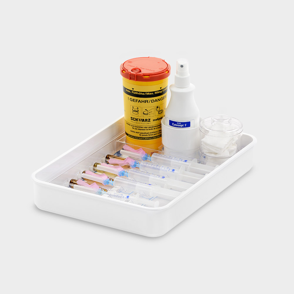 Melijekt Standard-Spritzen-Tablett 6-35/E