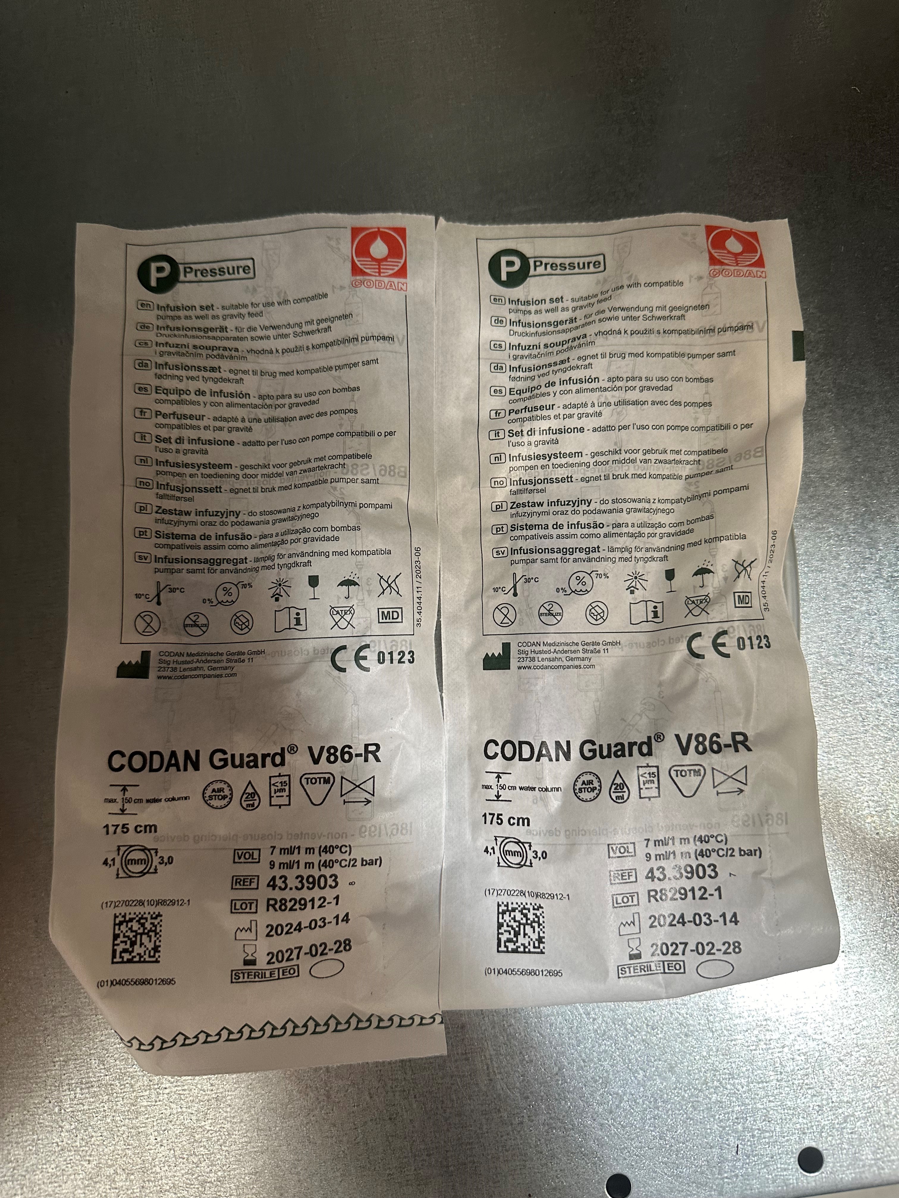 Codan Guard V86-R 175 cm mit Ventilbelüftung, 100 Stk.
