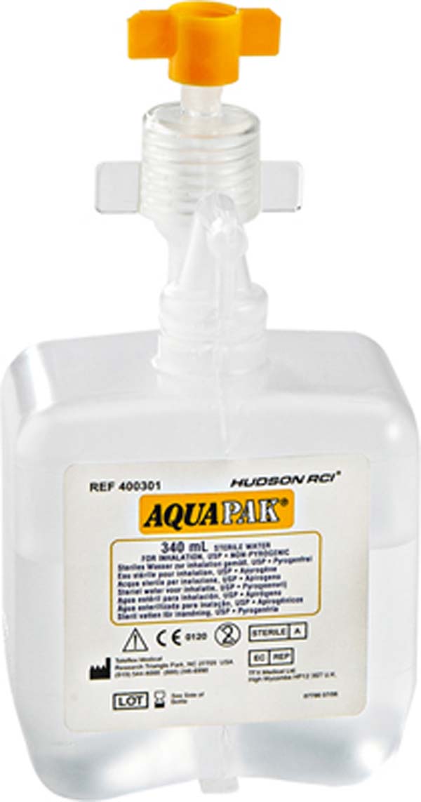 Aquapak Sterilwasser 20x340ml mit Adapter