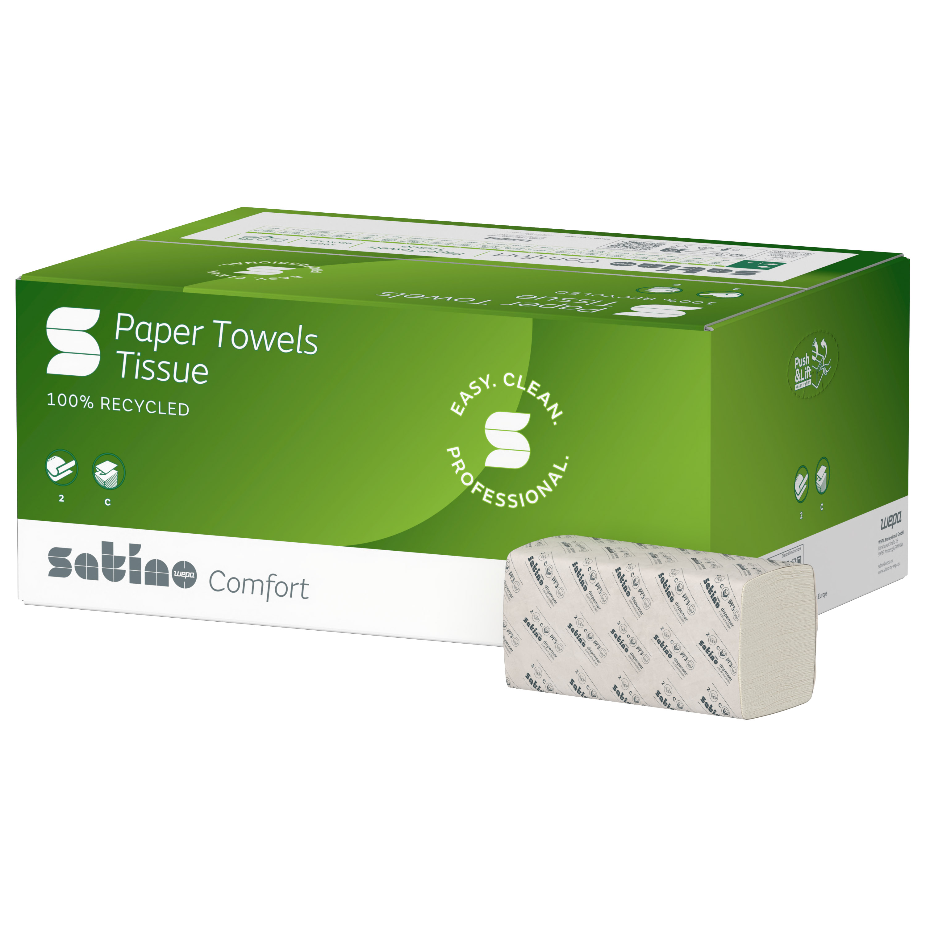 Falthandtuchpapier Satino