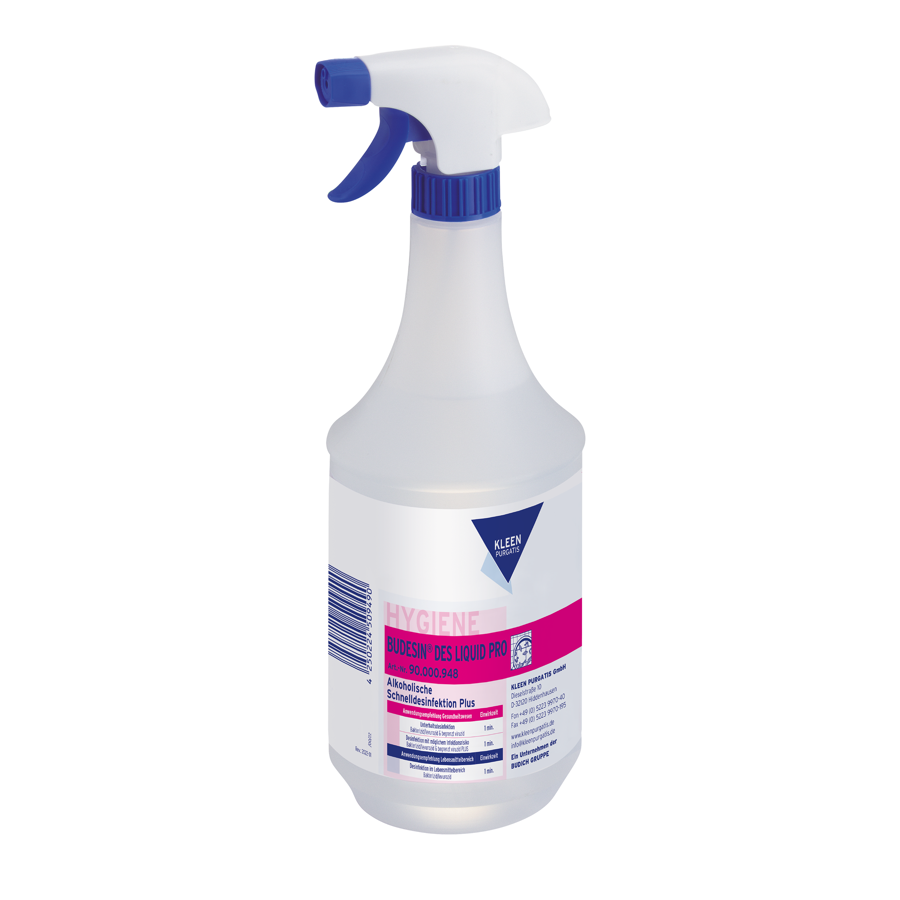Flächenschnelldesinfektion Budesin Des Liquid
