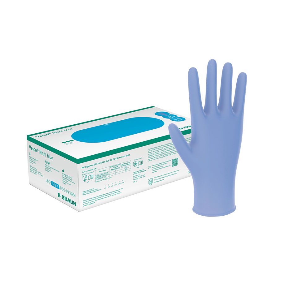 Untersuchungshandschuhe Vasco Nitril blue