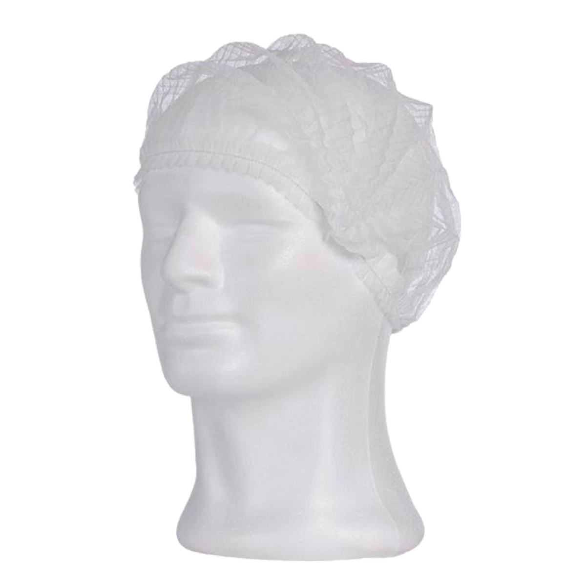 Eco Plus Klipphauben medium PP weiß, 100 Stk. Eco Plus Klipphauben medium PP weiß, 100 Stk.