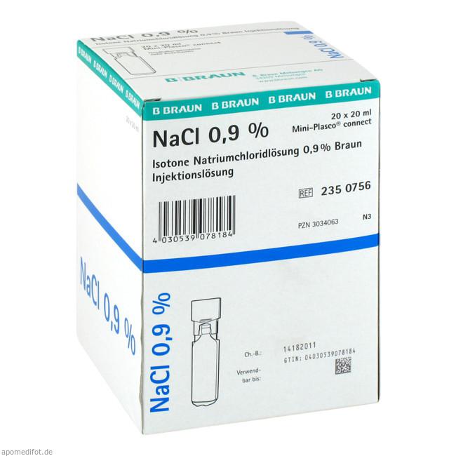Isotonische NaCl-Lösung 0,9% Mini-Plasco connect