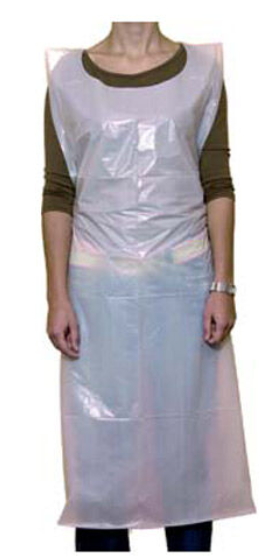 Einmalschürzen für Damen 125 cm weiß, 100 Stk. Einmalschürzen für Damen 125 cm weiß, 100 Stk.