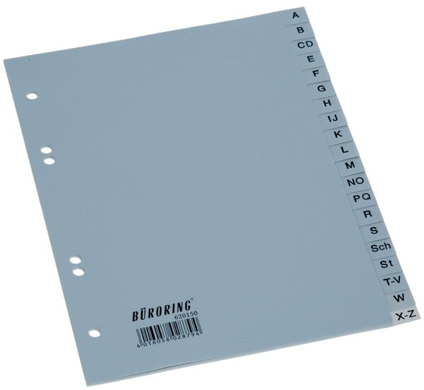 Register PP-Folie A5 