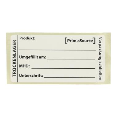 Label Trockenlager