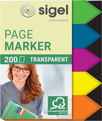 Haftmarker Film Pfeil 45x12 mm 5 Farben sortiert, 5x40 Blatt