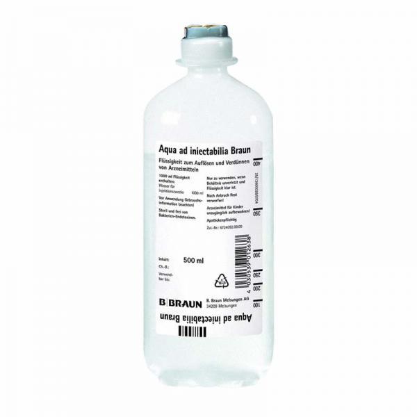 Aqua ad injectabilia B. Braun Ecoflac plus, 10x500ml