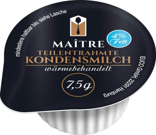 Maitre Kaffeesahne 4% Fett, 240x7,5 g