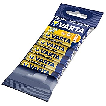 Varta BatterienMicro LR3 AAA 1,5V Longlife Extra, 8 Stk.