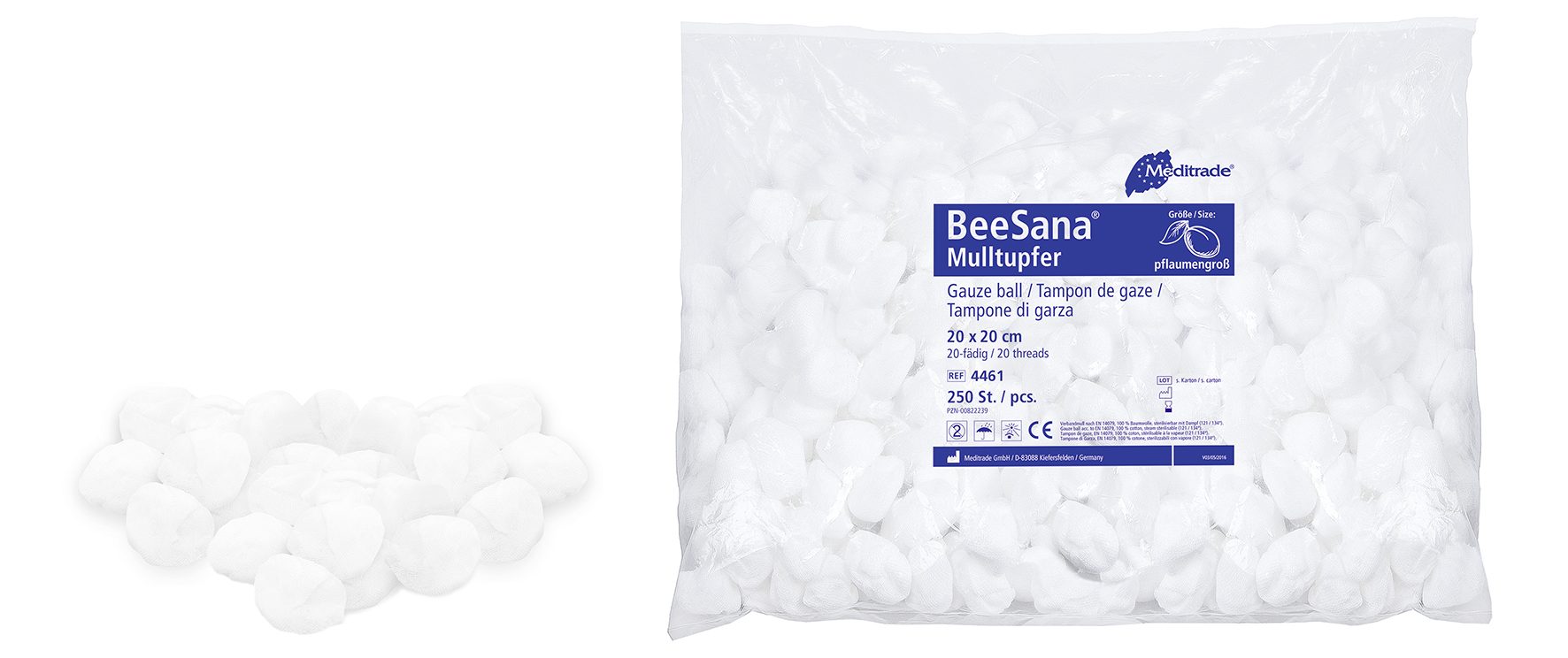 Mulltupfer BeeSana, pflaumengroß
