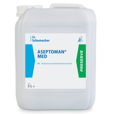 Händedesinfektion Aseptoman med