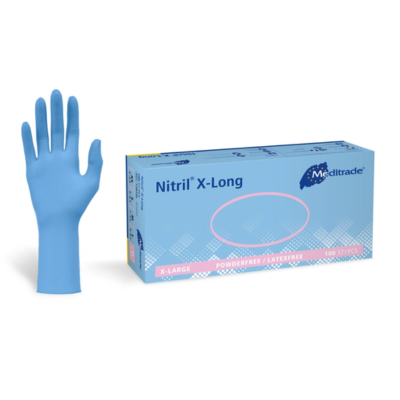 Nitril 3000 x-long blue Handschuhe latexfrei