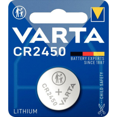 Varta Knopfzellenbatterie CR2450 Lithium
