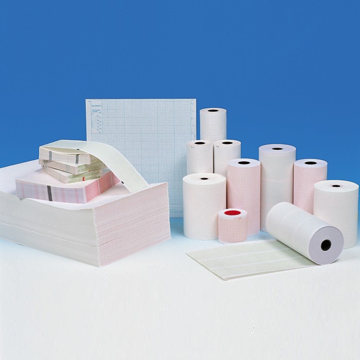 EKG Papier Hellige Cardiotest EK56/53, 370 Blatt