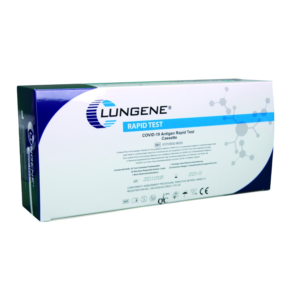 Clungene 3in1 Covid 19 Antigen Schnelltest, 25 Stk.