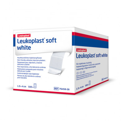 Leukoplast soft white Injektionspflaster 1,9x4cm, 500 Stk.