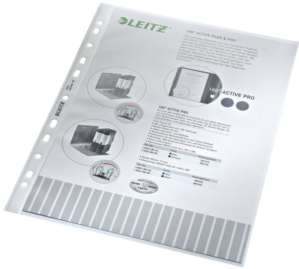 Leitz Prospekthüllen A4 genarbt