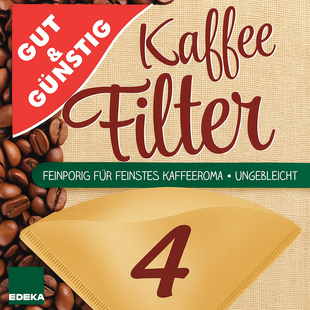 Kaffeefiltertüten Gut und Günstig 
