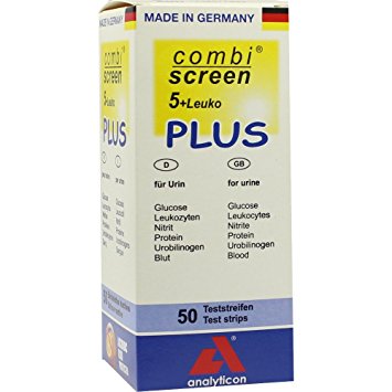 CombiScreen 5+L PLUS Urinteststreifen, 100 Stk.