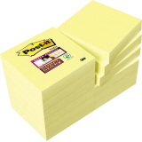 Haftnotizen Post-it 51x51mm gelb SuperSticky, 90 Blatt