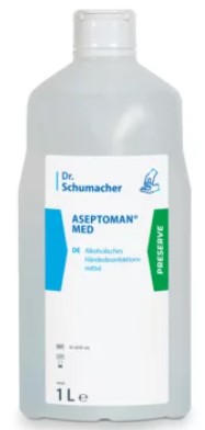 Händedesinfektion Aseptoman med